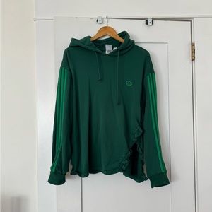 Green adidas hoodie